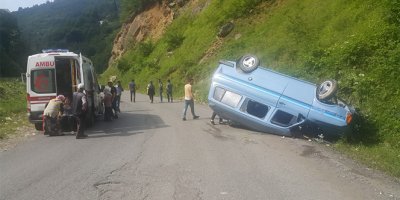 Giresun'da kaza: 5 yaralı