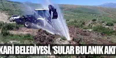 Hakkari Belediyesi, 'Sular Bulanık Akıyor'