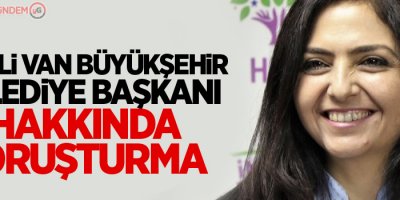 HDP’li Van Büyükşehir Belediye Başkanı hakkında soruşturma