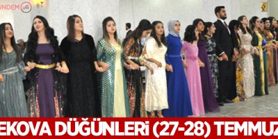 Yüksekova Düğünleri (27-28) Temmuz 2019