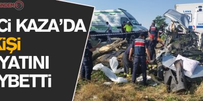 Feci Kaza'da 3 kişi hayatını kaybetti