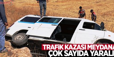 Öğrenci servisi devrildi: 8'i çocuk 10 yaralı