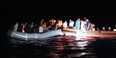 Datça'da 42 göçmen yakalandı
