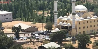 Derecik’te cami yangını