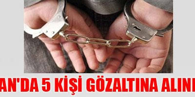 Van'da 5 Kişi gözaltına alındı