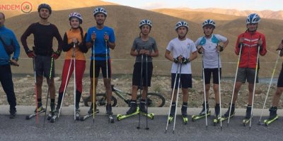 Yüksekovalı kayakçıların kış hazırlığı