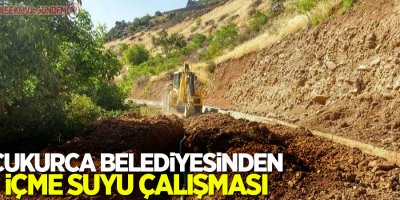 Çukurca Belediyesinden içme suyu çalışması