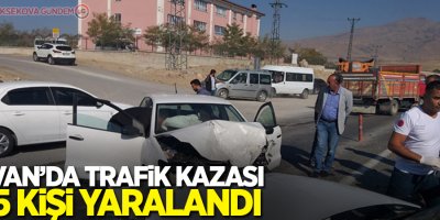 Van'da trafik kazası: 5 yaralı
