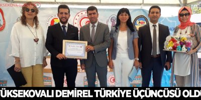 Yüksekovalı Demirel Türkiye üçüncüsü oldu