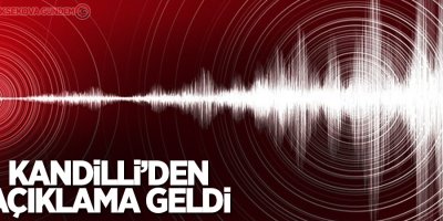 Kandilli'den açıklama: Son 20 yıldır...