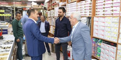 Vali Akbıyık’tan esnaf ziyareti