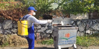Hakkari Belediyesinden ilaçlama çalışması