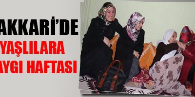 Yaşlılara saygı haftası
