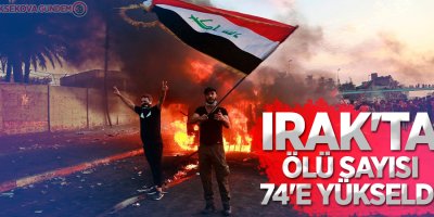 Irak'ta ölü sayısı 74'e yükseldi