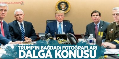Trump'ın Bağdadi fotoğrafları dalga konusu