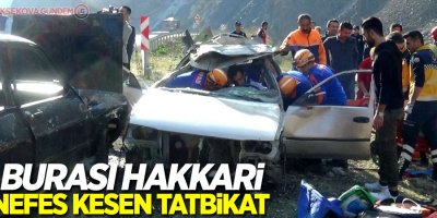 Hakkari’de nefes kesen tatbikat