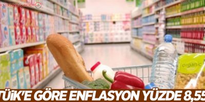 TÜİK'e göre enflasyon yüzde 8,55