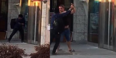 Çekiçli banka soygunu girişimi