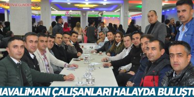 Havalimanı çalışanları halayda buluştu