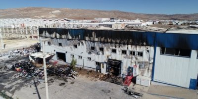 Küle dönen fabrikada zarar 12 milyon TL