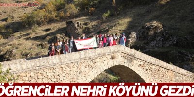 Öğrenciler Nehri köyünü gezdi