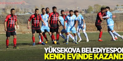 Yüksekova Belediyespor kendi evinde kazandı