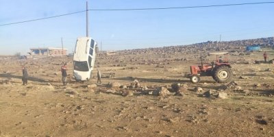 İlginç kaza görenleri şaşırttı