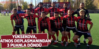 Yüksekova, Patnos Deplasmanından 3 Puanla Döndü