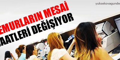 Memurların Mesai Saatleri Değişiyor
