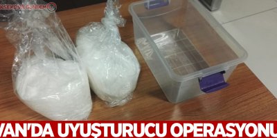 Van'da uyuşturucu operasyonu