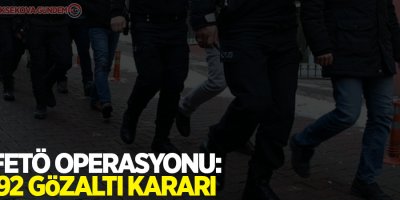Hava Kuvvetlerinde FETÖ operasyonu: 92 gözaltı kararı