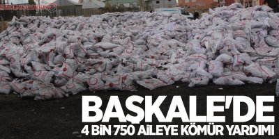Başkale'de 4 bin 750 aileye kömür yardımı
