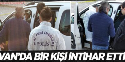 Van'da Bir Kişi İntihar Etti!