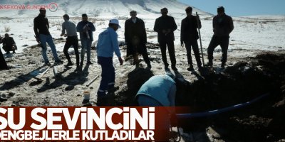 Su sevincini dengbejlerle kutladılar