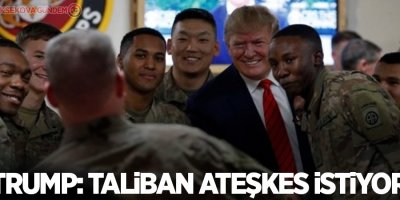 Trump: Taliban ateşkes istiyor