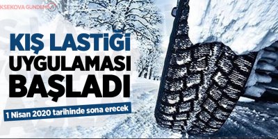 Kış lastiği uygulaması başladı