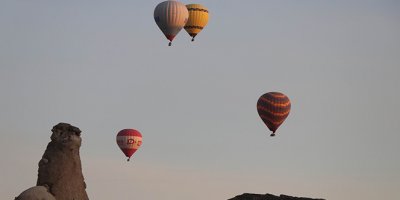 Kapadokya'da balon turları iptal edildi
