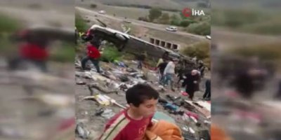 Fas'ta yolcu otobüsü devrildi: 17 ölü, 36 yaralı