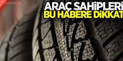 Kış lastiği takmayana 625 lira para cezası