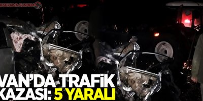 Van'da trafik kazası: 5 yaralı