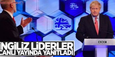 İngiliz liderler canlı yayında yanıtladı