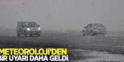 Meteorolojiden kar yağışı uyarısı