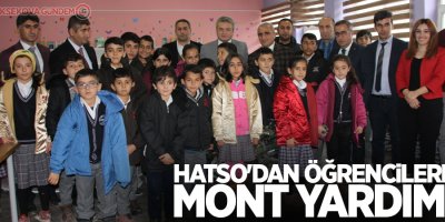 HATSO'dan öğrencilere mont yardımı