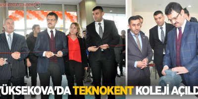 Yüksekova'da Teknokent Koleji açıldı