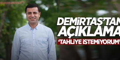 Demirtaş savunma verdi: 'Tahliye talep etmiyorum'