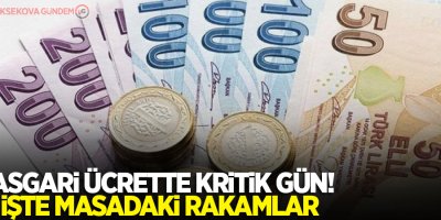 Asgari ücrette kritik gün! İşte masadaki rakamlar