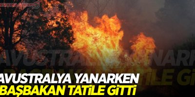 Avustralya yanarken başbakan tatile gitti