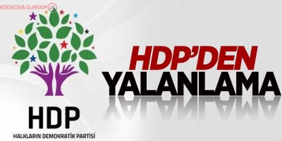 HDP'den Davutoğlu yalanlaması: İlgimiz yok