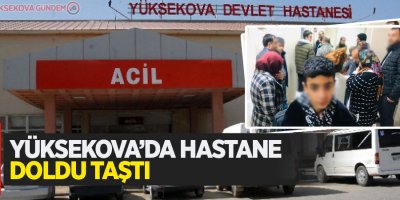 Yüksekova'da hastane doldu taştı!