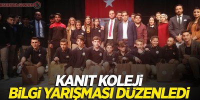 Kanıt Koleji bilgi yarışması düzenledi